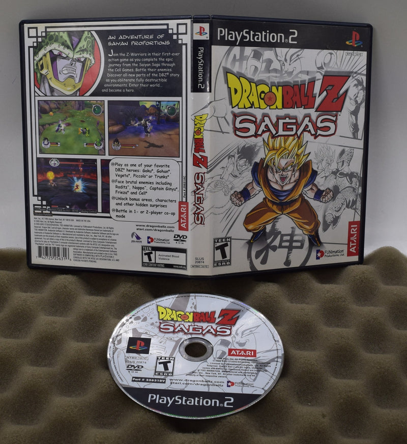 Dragon Ball Z: Sagas PlayStation 2 PS2 COMPLETE CIB