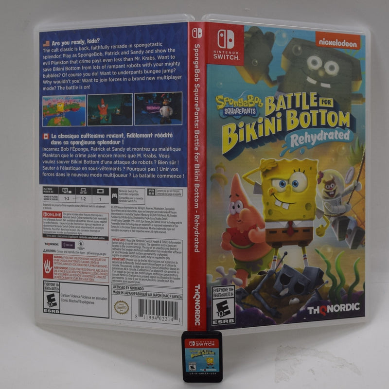 SpongeBob SquarePants Battle for Bikini Bottom Rehydrated - Nintendo Switch