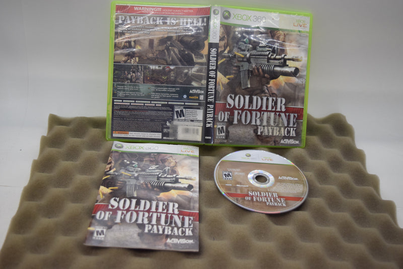 Soldier Of Fortune Payback - Xbox 360