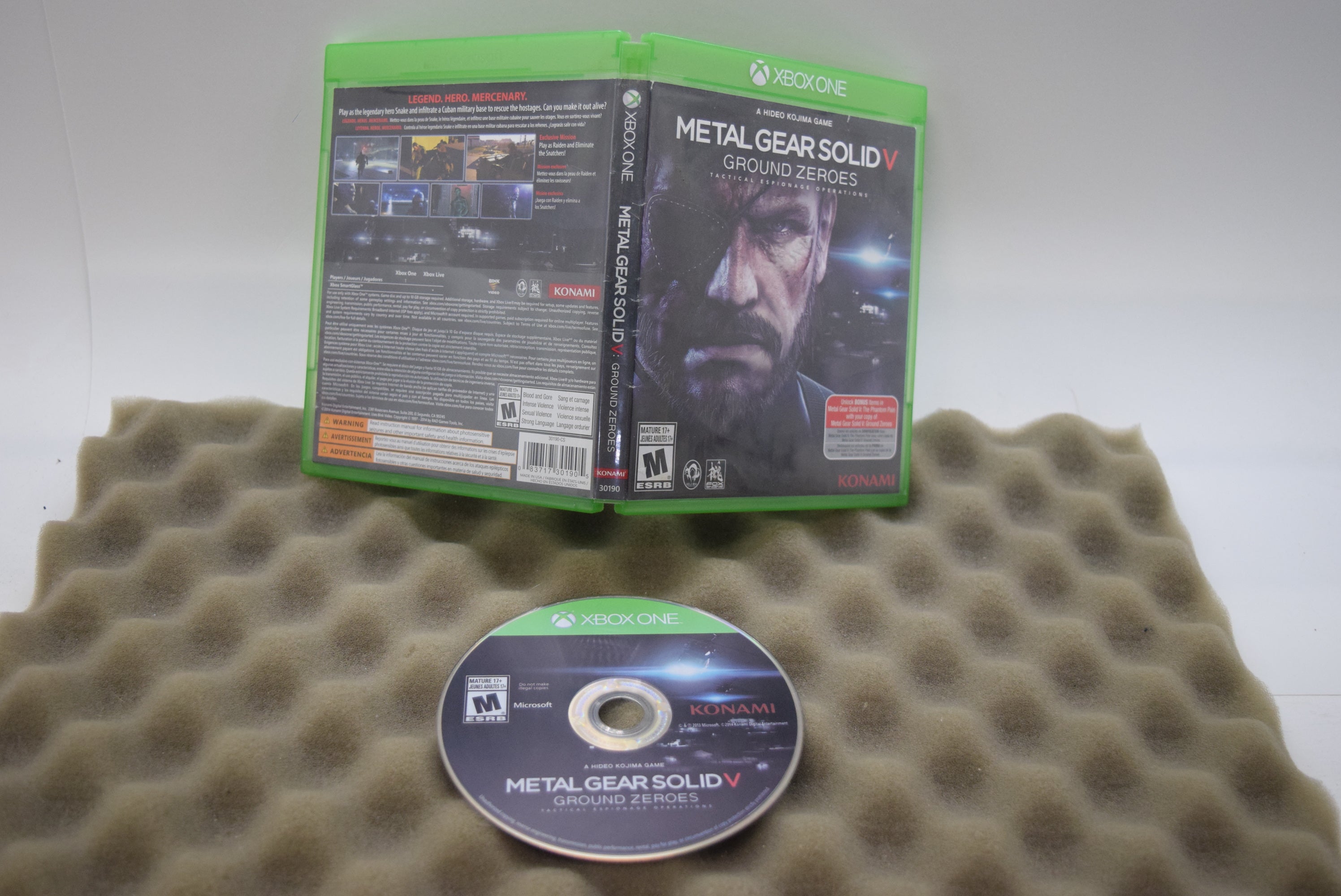 L GEAR SOLID V GROUND ZEROES　缶バッジ　1点 L GEAR SOLID V GROUND ZEROES 缶バッジ 1点 Metal Gear Solid V