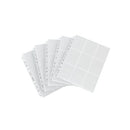 Gamegenic 18-Pocket Top Loading Card Pages - 50 pages - Clear
