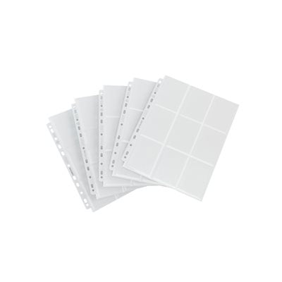 Gamegenic 18-Pocket Top Loading Card Pages - 50 pages - Clear