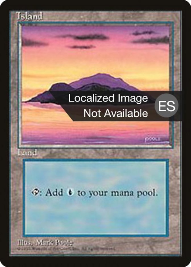 Island (A) [Fourth Edition (Foreign Black Border)]