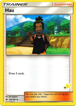 Hau (120/149) (Pikachu Stamp