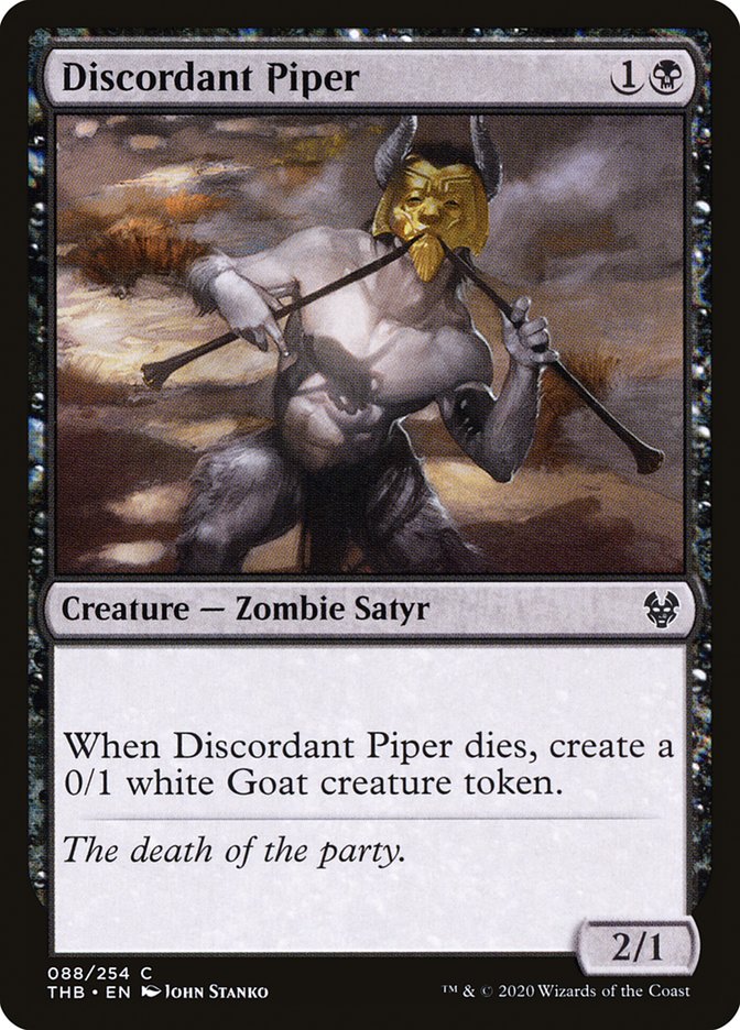 Discordant Piper [Theros Beyond Death]