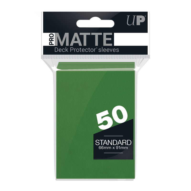 Ultra PRO: Standard 50ct Sleeves - PRO-Matte (Green)