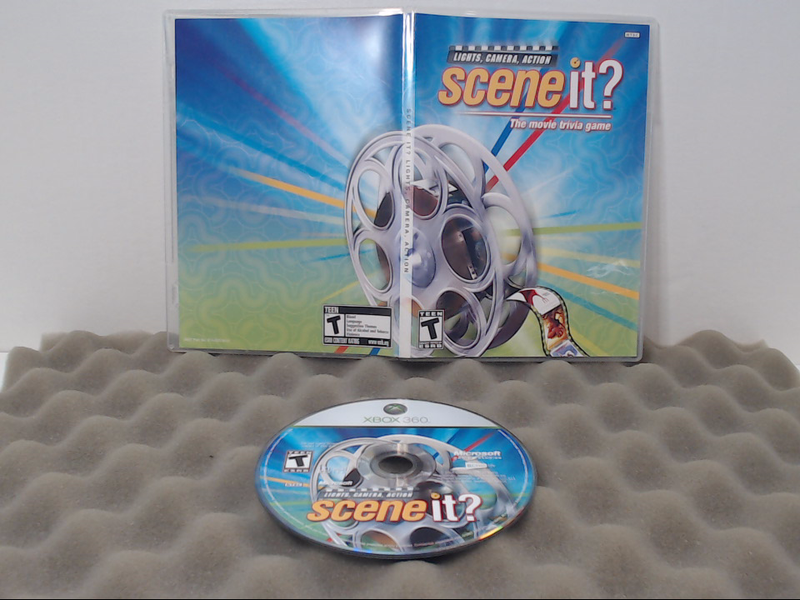 Scene It? Lights, Camera, Action (Microsoft Xbox 360, 2007) - Complete CIB