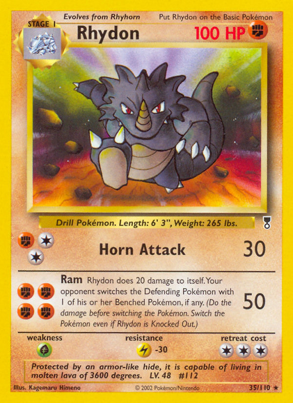 Rhydon (35/110) [Legendary Collection]