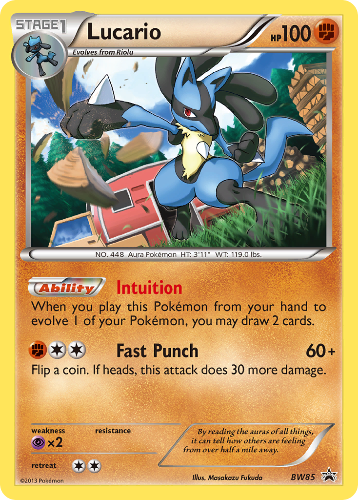 Lucario (BW85) [Black & White: Black Star Promos]