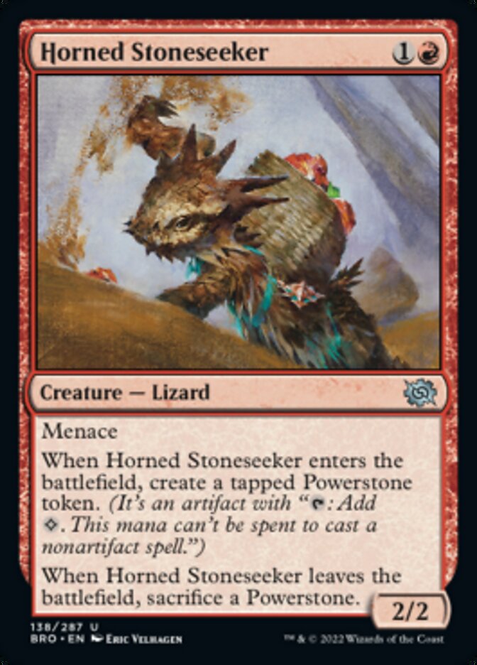 Horned Stoneseeker [The Brothers' War]