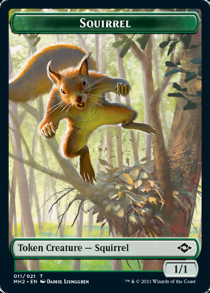 Squirrel Token // Zombie Army Token [Modern Horizons 2 Tokens]