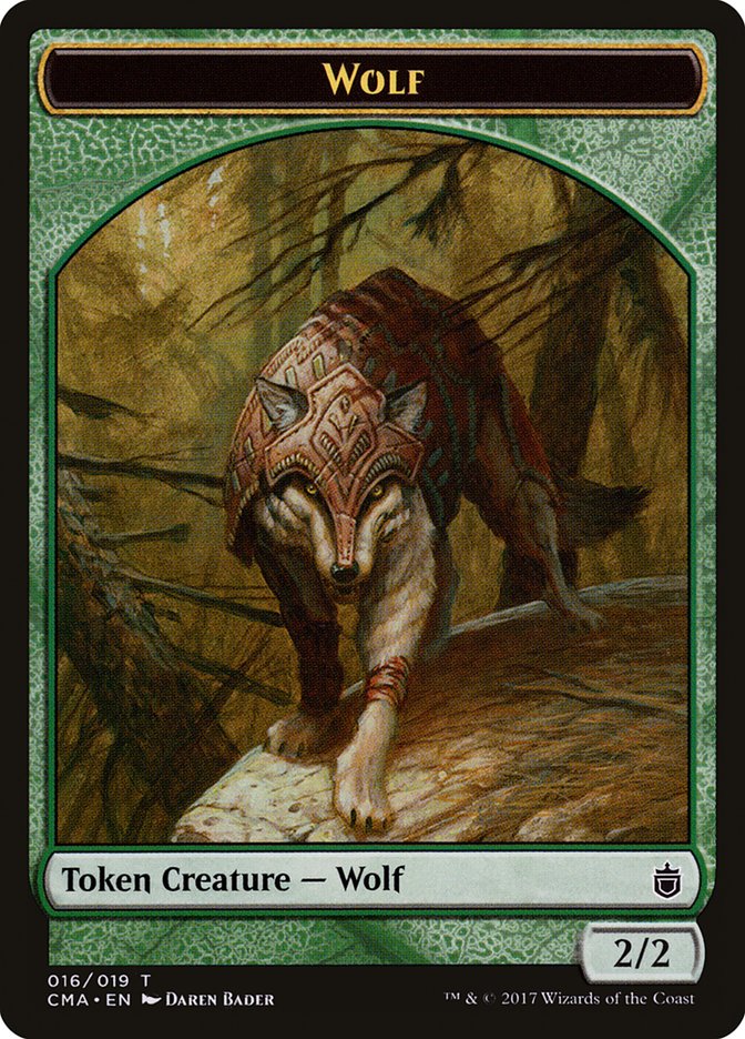 Wolf Token (016/019) [Commander Anthology Tokens]