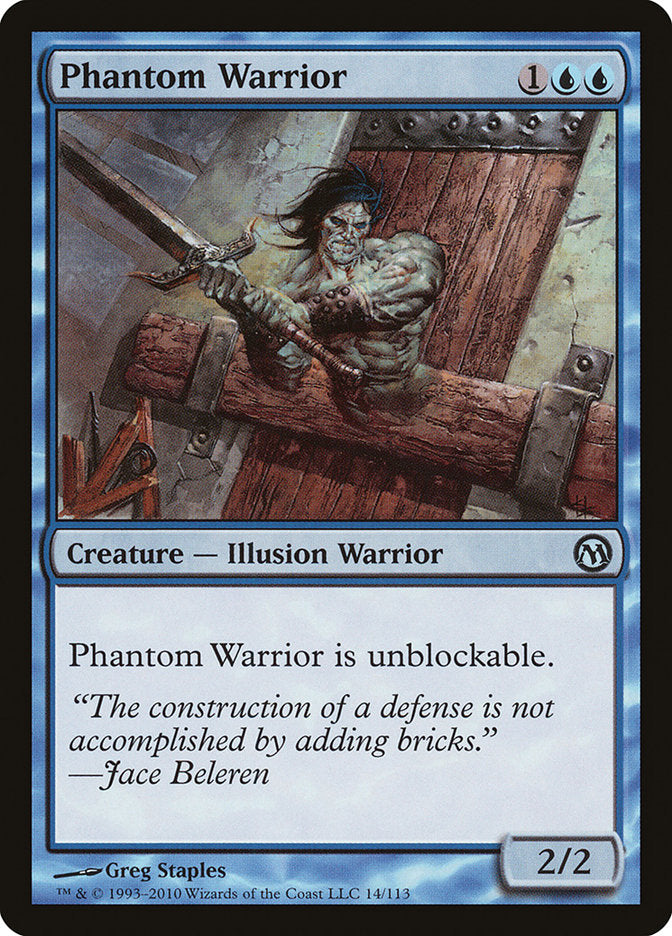 Phantom Warrior [Duels of the Planeswalkers]