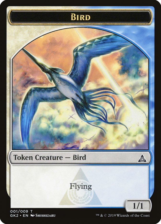 Bird // Sphinx Double-sided Token [Ravnica Allegiance Guild Kits Tokens]