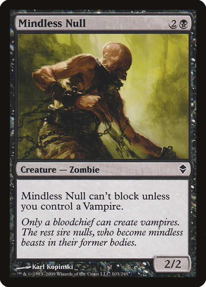 Mindless Null [Zendikar]