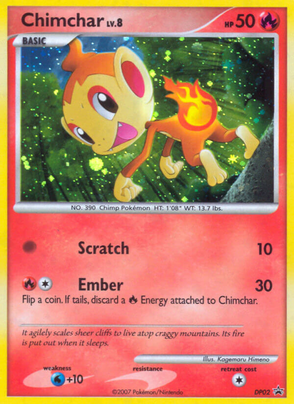 Chimchar (DP02) [Diamond & Pearl: Black Star Promos]