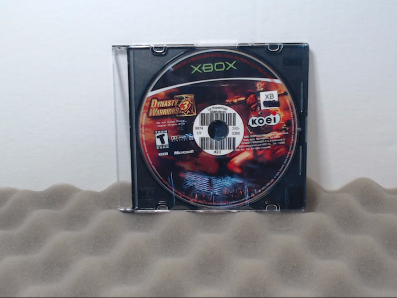 Dynasty Warriors 3 (Microsoft Xbox, 2002) - Disc Only
