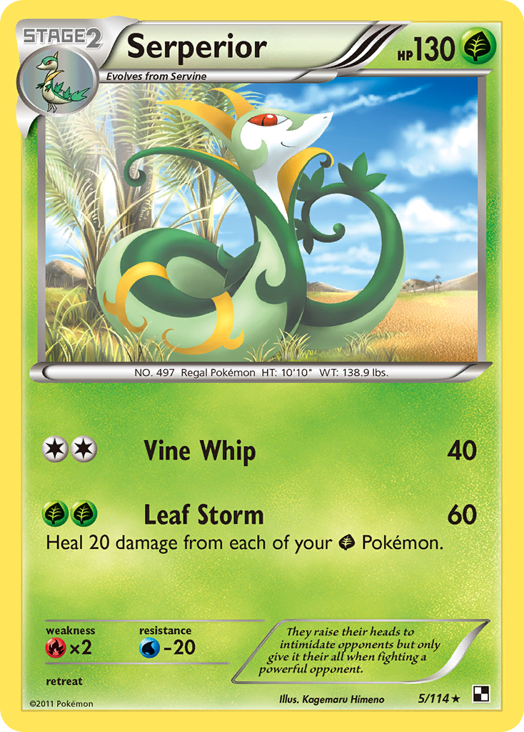 Serperior (5/114) [Black & White: Base Set]