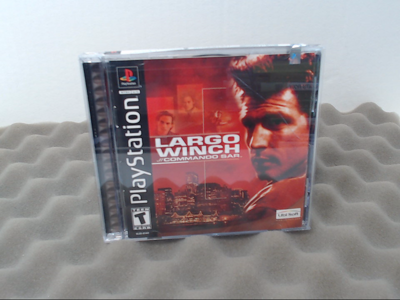 Largo Winch.// Commando Sar (Sony PlayStation 1, 2002) -- Sealed