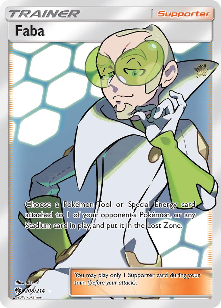 Faba (208/214) [Sun & Moon: Lost Thunder]