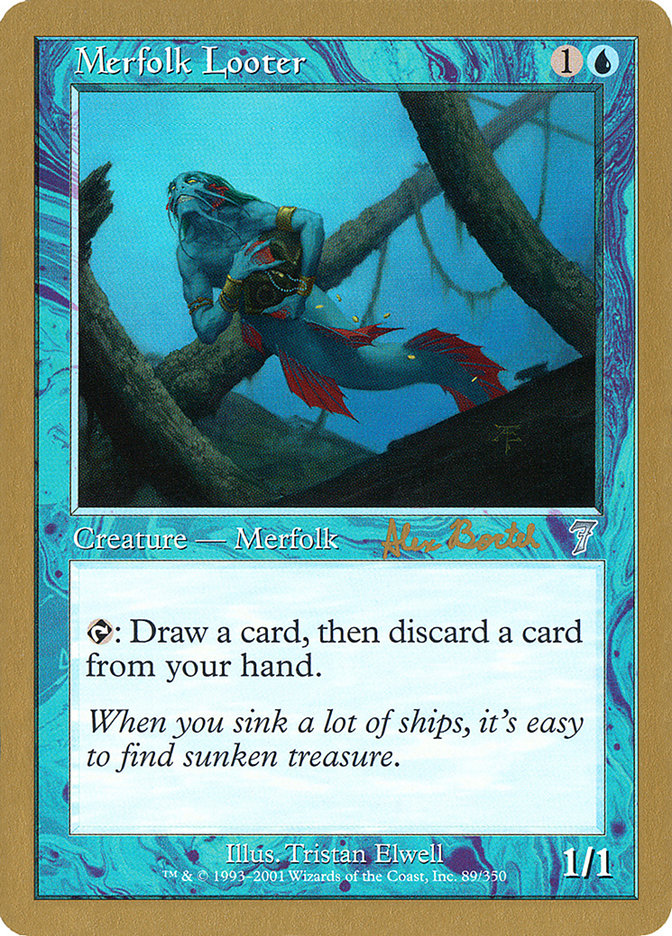 Merfolk Looter (Alex Borteh) [World Championship Decks 2001]