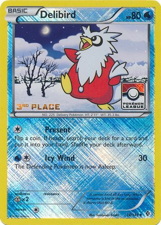 Delibird (38/149) (League Promo 3rd Place) [Black & White: Boundaries Crossed]