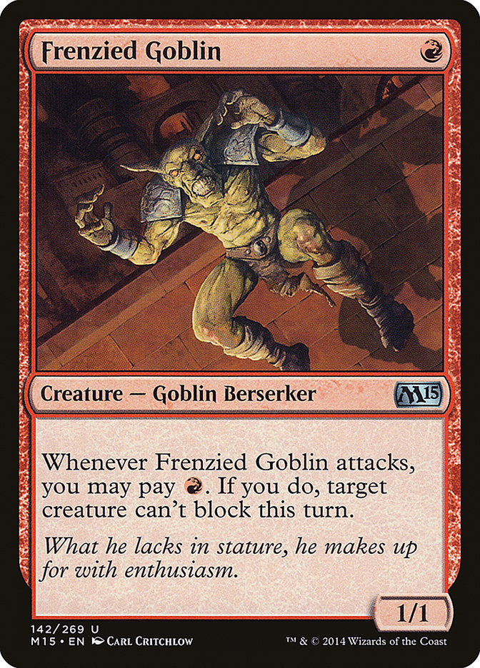 Frenzied Goblin [Magic 2015]