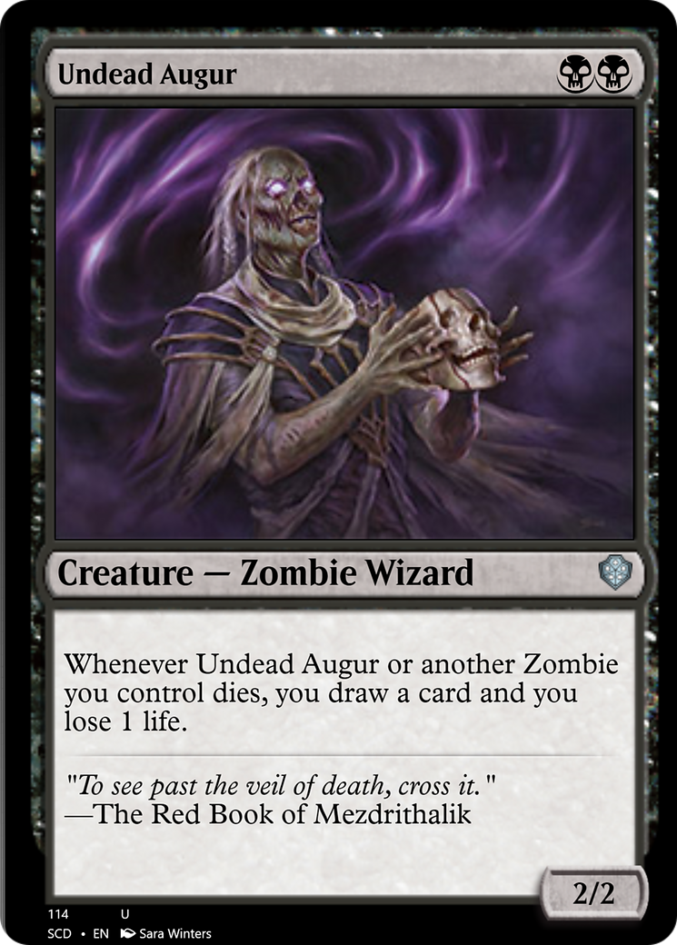 Undead Augur [Starter Commander Decks]