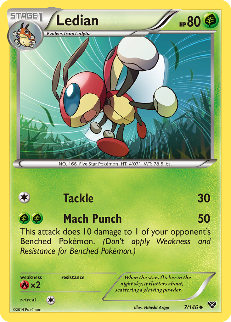 Ledian (7/146) [XY: Base Set]