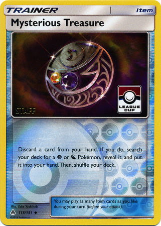 Mysterious Treasure (113/131) (League Promo Staff) [Sun & Moon: Forbidden Light]