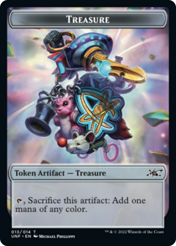 Teddy Bear // Treasure (013) Double-sided Token [Unfinity Tokens]