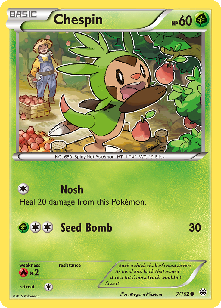 Chespin (7/162) [XY: BREAKthrough]