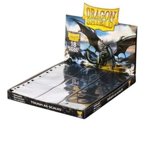 Dragon Shield 18-Pocket Side Loading Card Pages - 50 pages