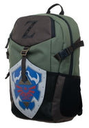 Shield Front Pocket Green Canvas Bag - Zelda - Nintendo